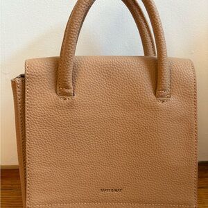 Matt & Nat Pebbled Tan Satchel